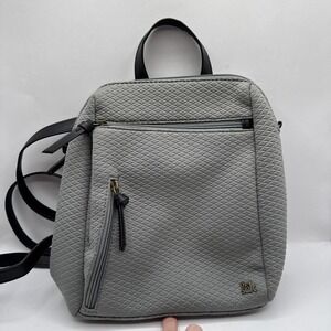 The Sak Backpack Gray Olvera Bag Quilted Bag Rucksack Mini